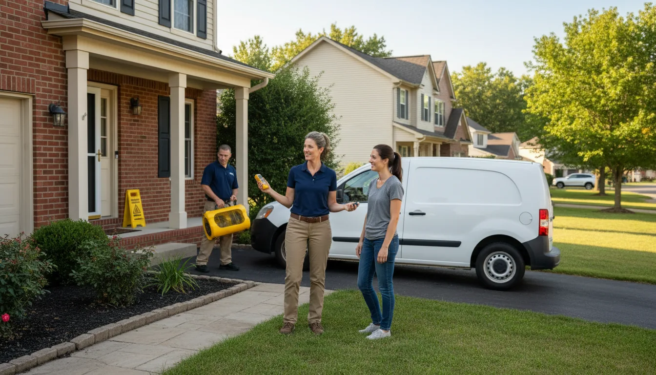 Residential water damage restoration in Pomeroy, WA